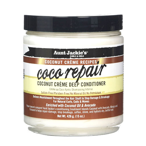 Aunt Jackie's Coconut Creme Recipes Coco Repair Deep Conditioner 15oz